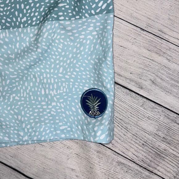 Chubbies NEW Men's The Whale Sharks Classic Swim Trunks Turquoise Size XXL - Picture 5 of 11